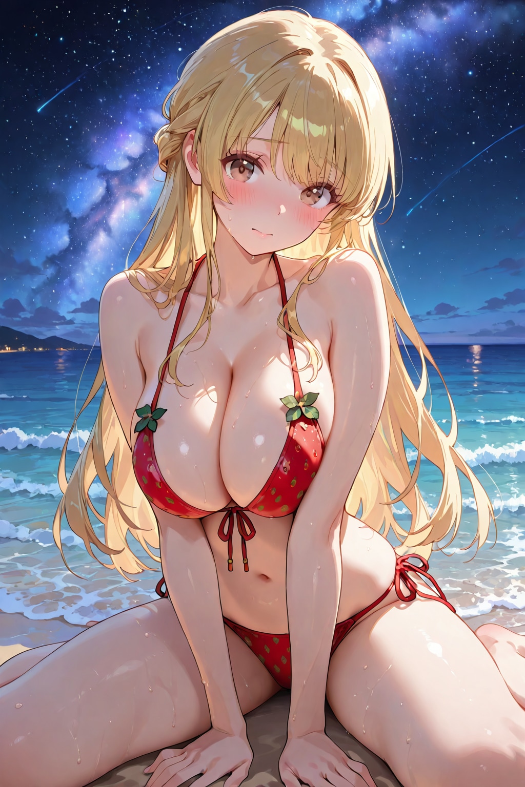 万里奈さんと星空