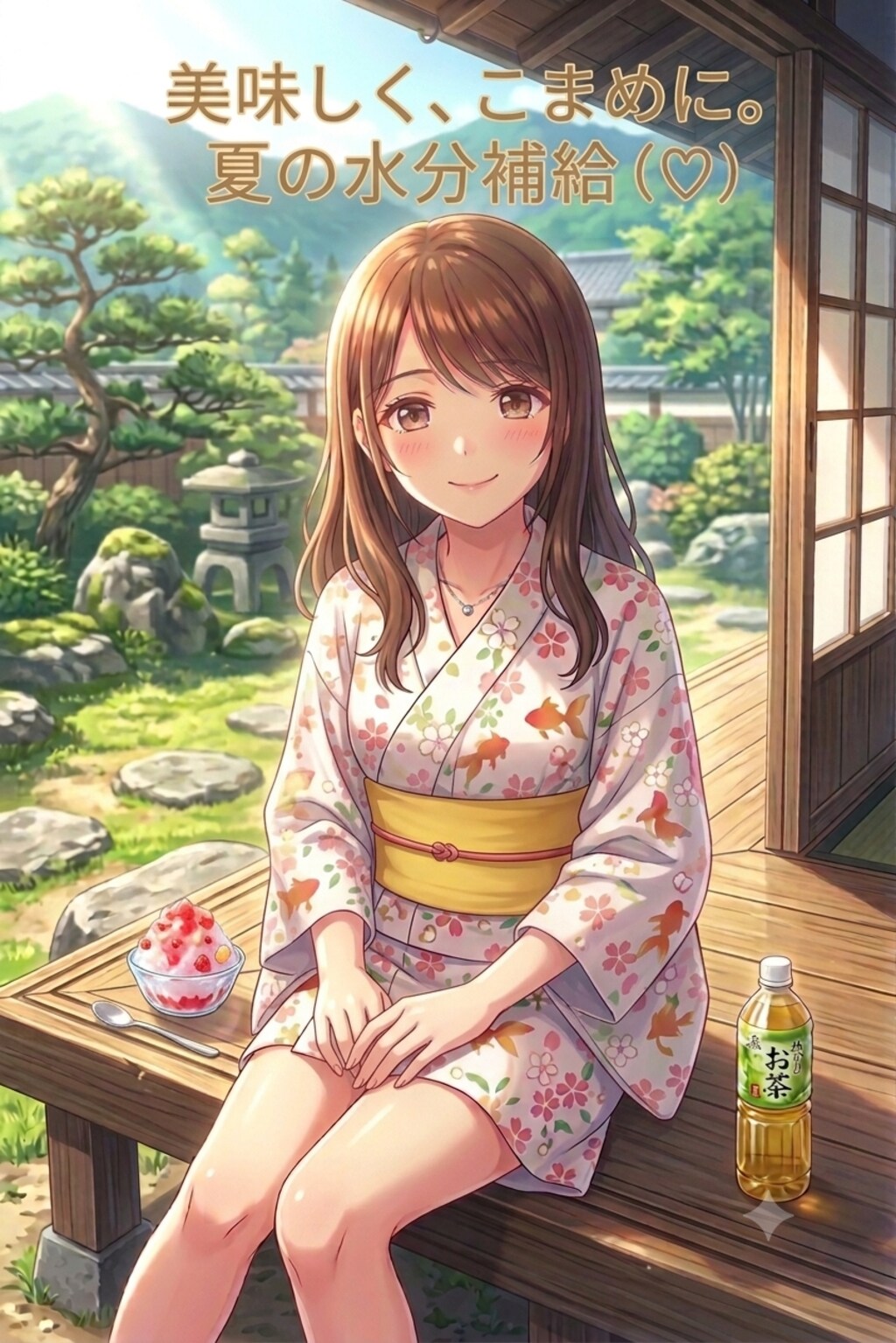 皆さん、今日もしっかり水分補給してね！10