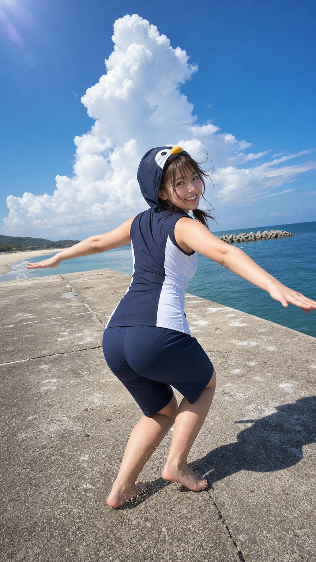 Wings of a Summer Penguin