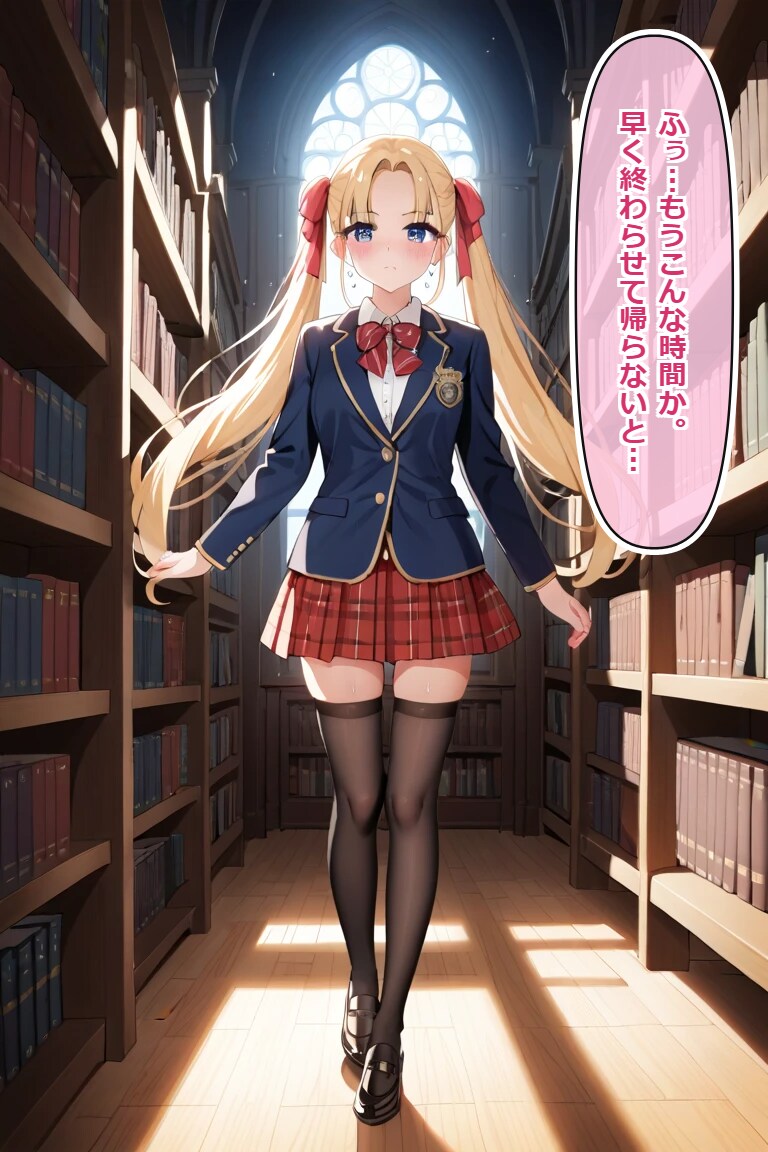 放課後の図書館