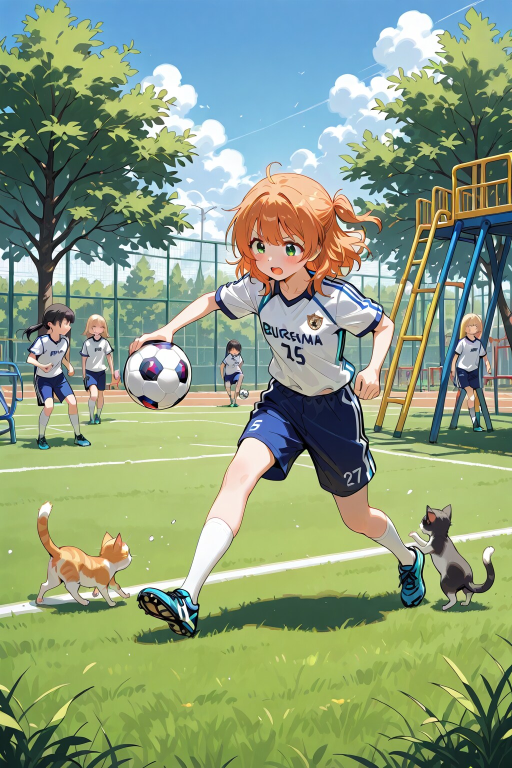 soccer cat | の人気AIイラスト・グラビア