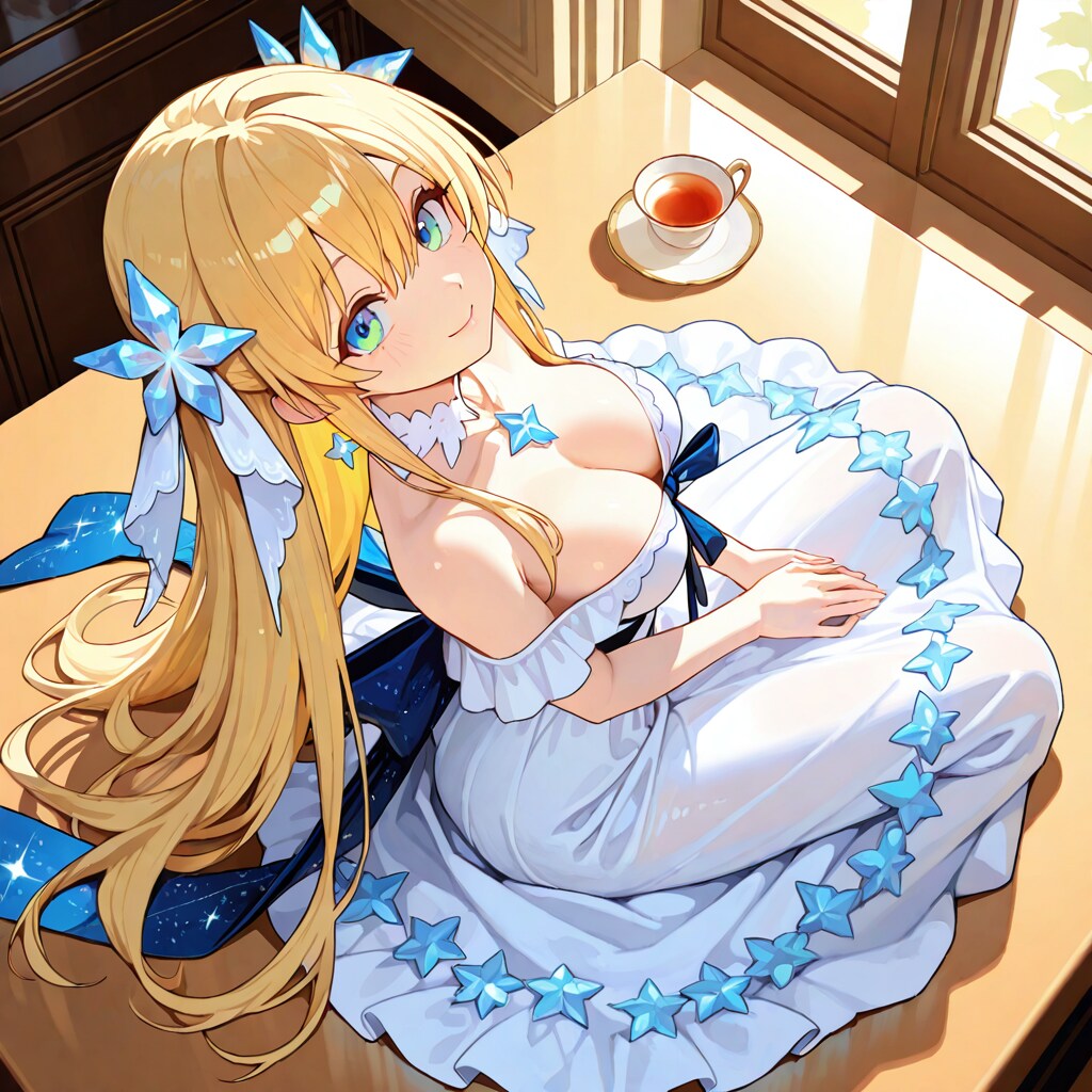 お嬢様！そこは机です！