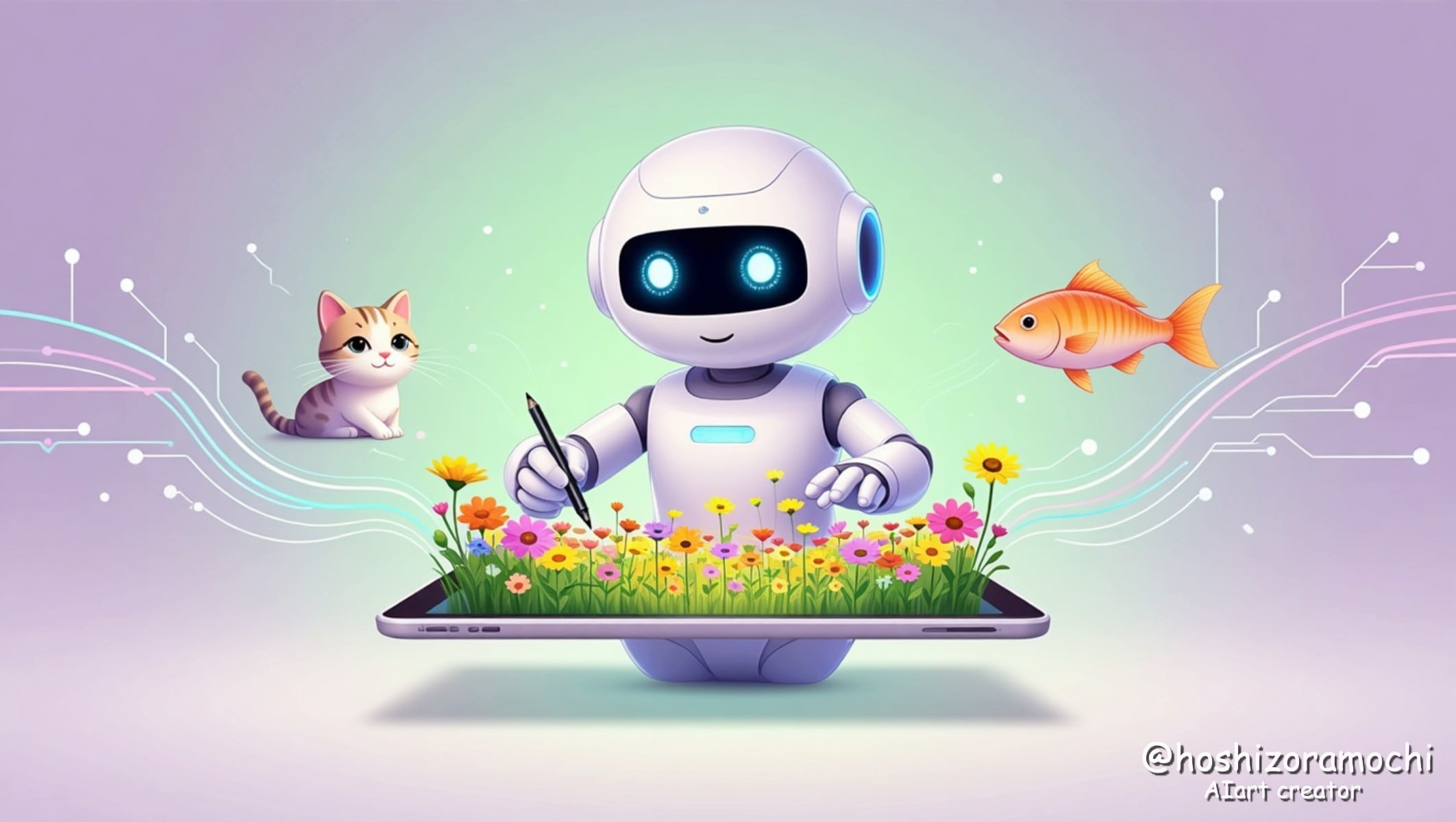 想像力は、AIと共鳴する🌸🐱🐟 | の人気AIイラスト・グラビア
