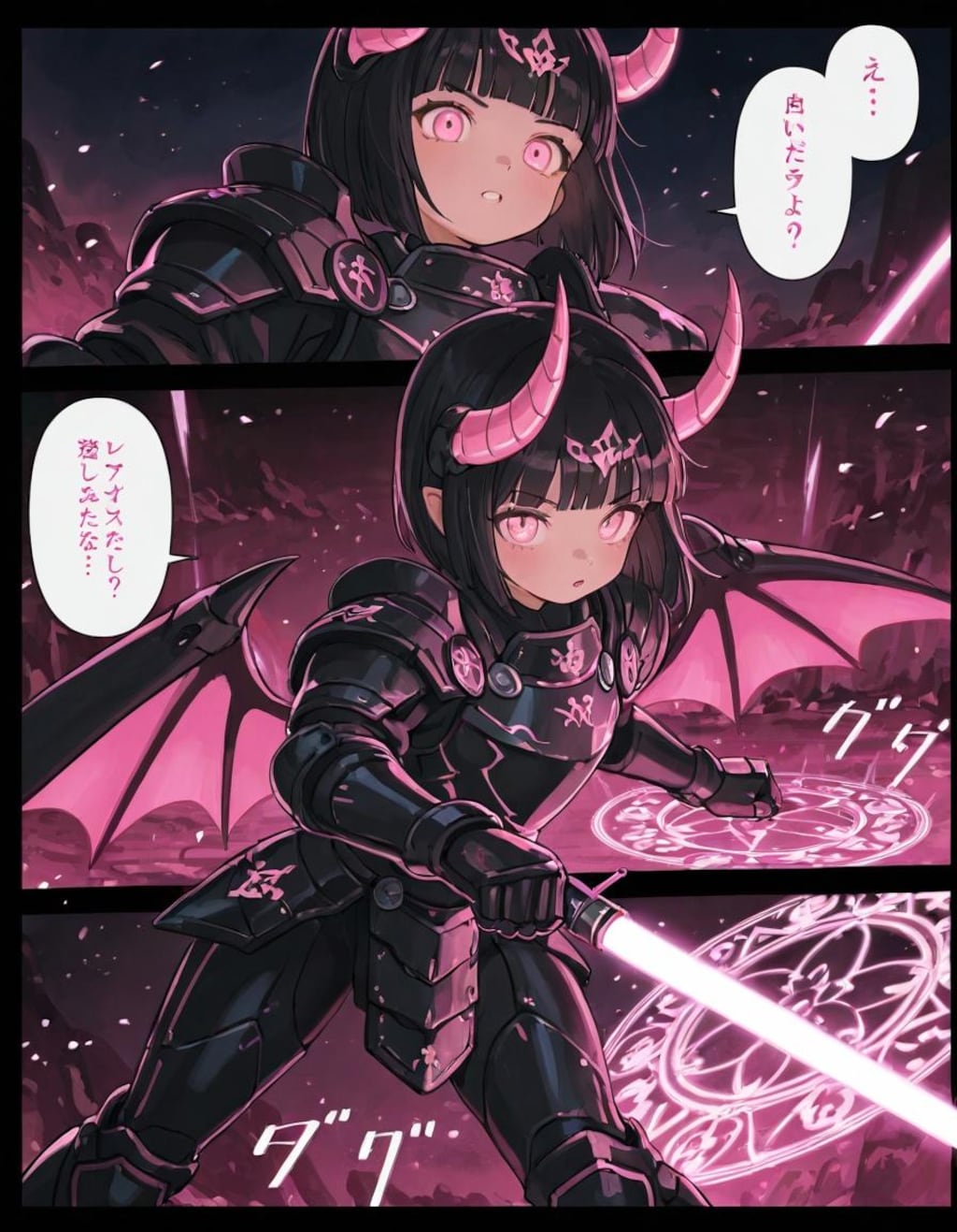 サイバーサムライデーモンちゃん（ライバルちゃん）