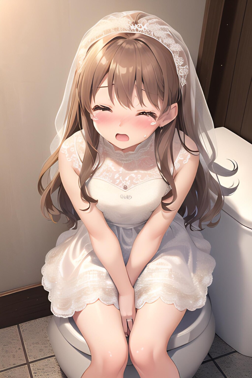 化粧室で二人きり(17)
