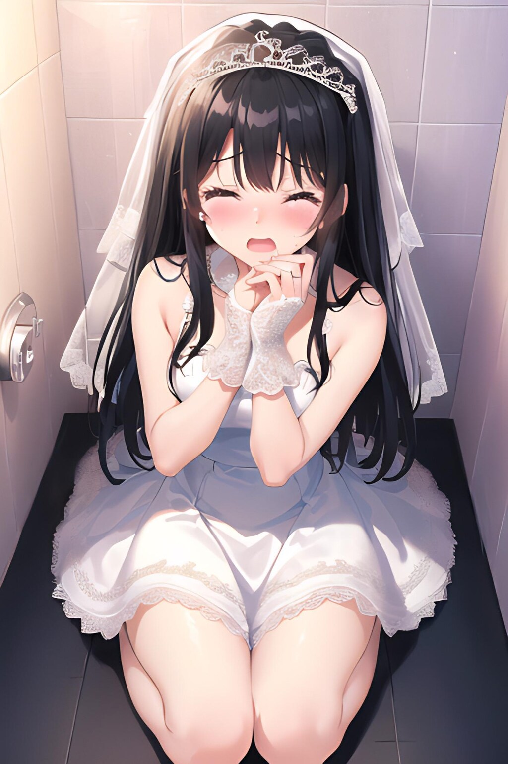 化粧室で二人きり(17)