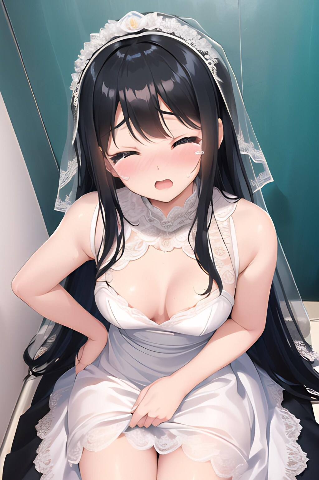 化粧室で二人きり(17)