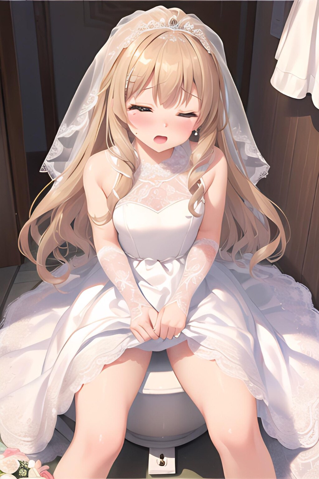 化粧室で二人きり(17)
