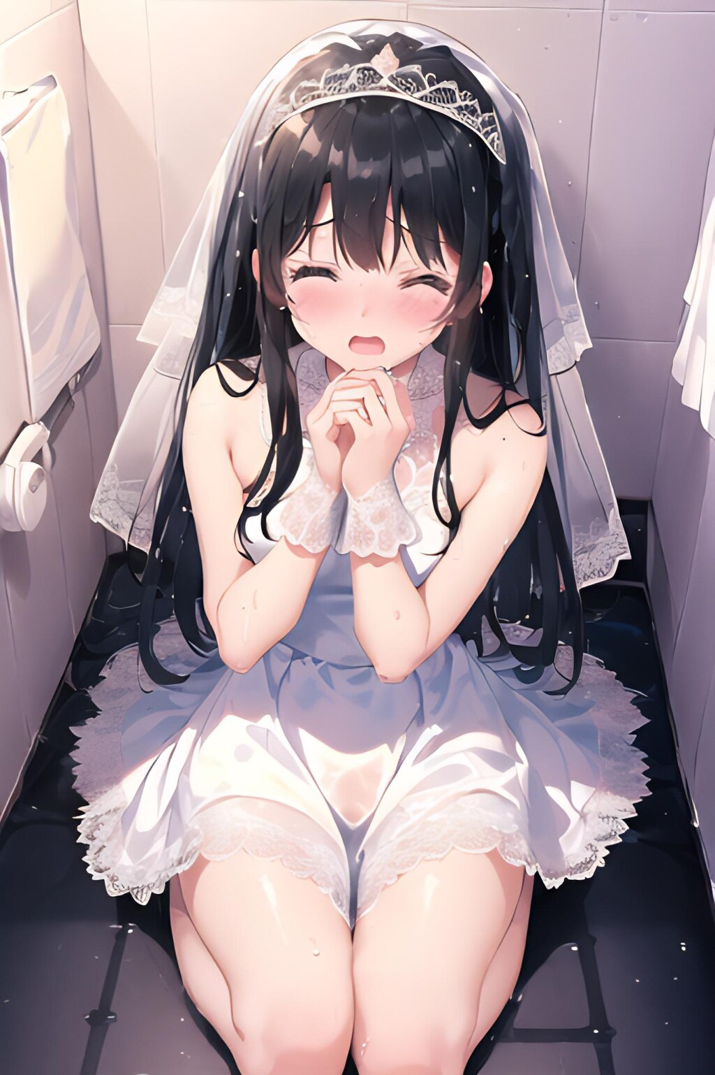 化粧室で二人きり(17)