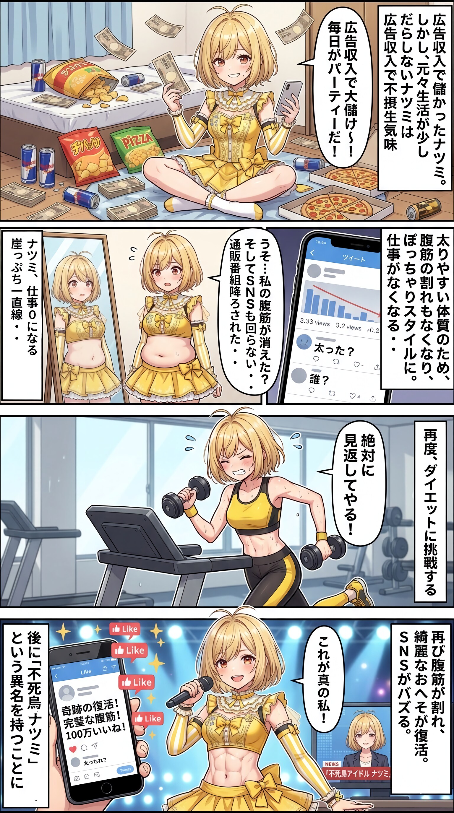 全力アイドルナツミちゃん〜不死鳥アイドル編