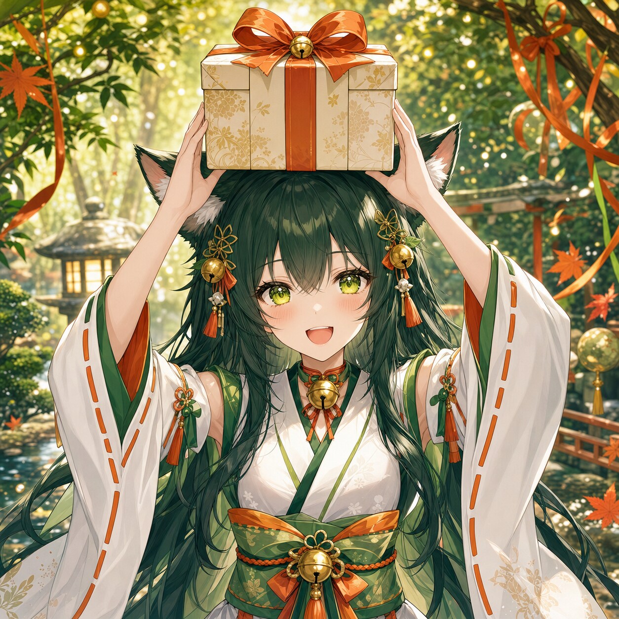 プレゼント（１）翠鈴　GPTimages2.0 | の人気AIイラスト・グラビア
