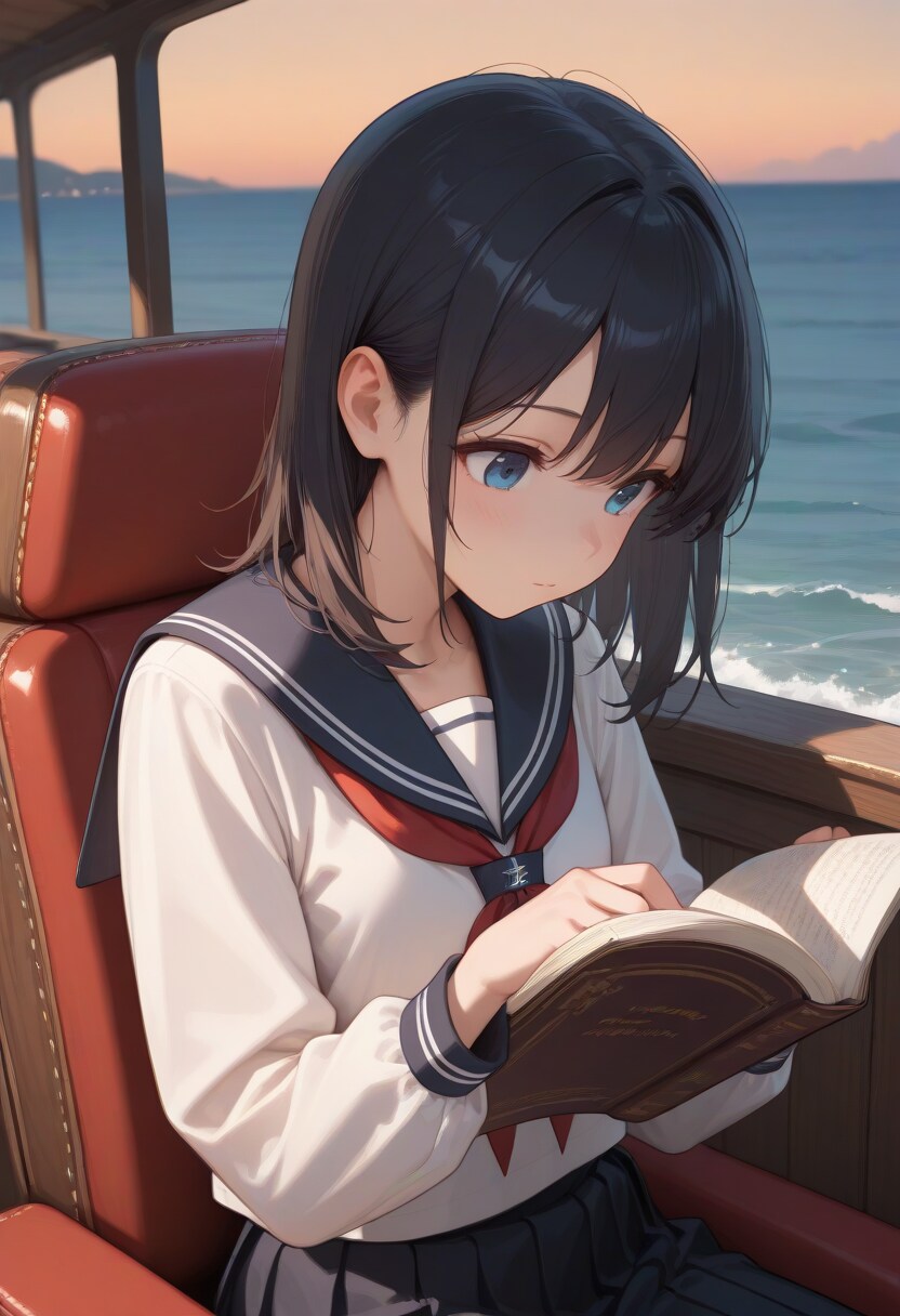 離島暮らしの少女(2)