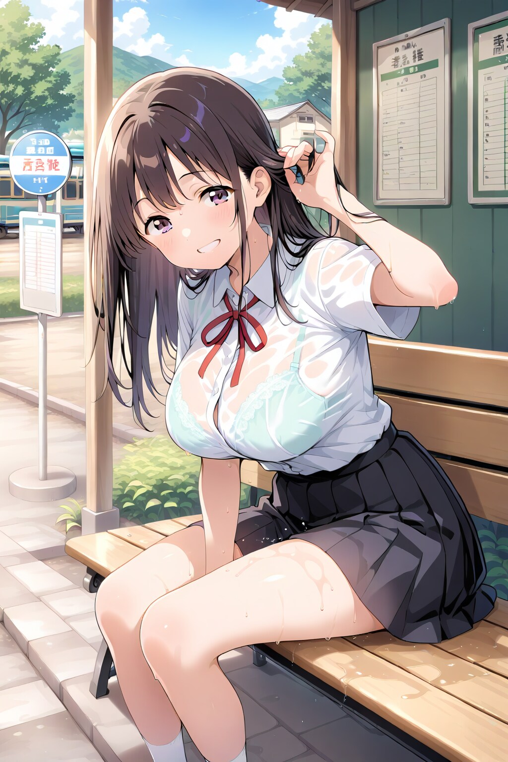 さっきまでの雨がウソみたいですね