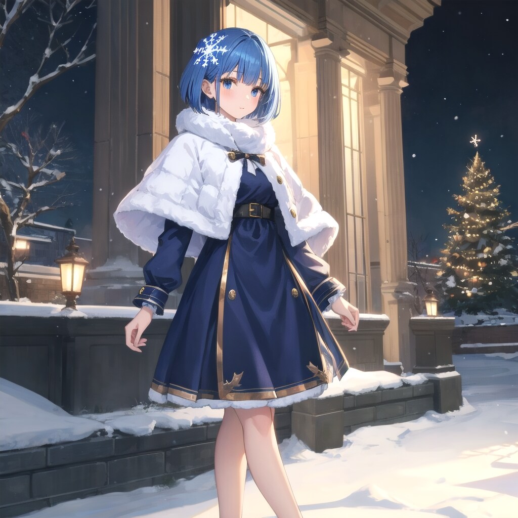 Evening Winter Glam | の人気AIイラスト・グラビア