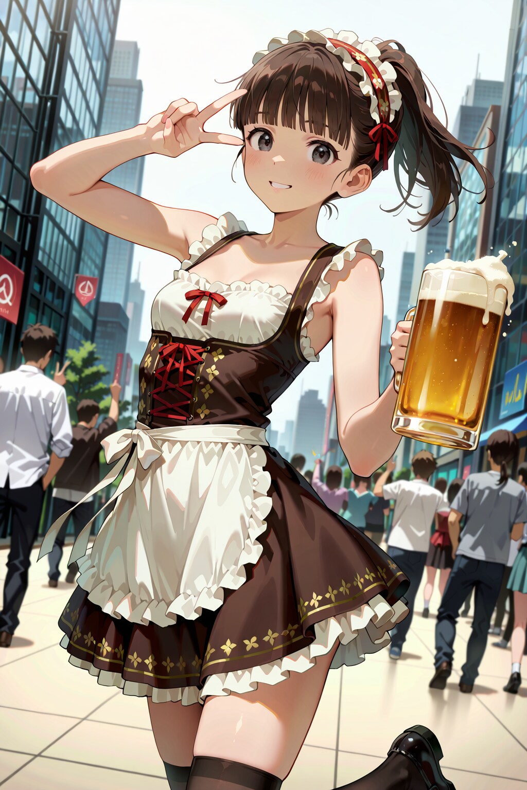 ディアンドル姿の雫ちゃん Y729