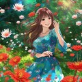 私たちは秋の花娘(#^.^#) 2枚目