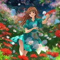 私たちは秋の花娘(#^.^#) 3枚目