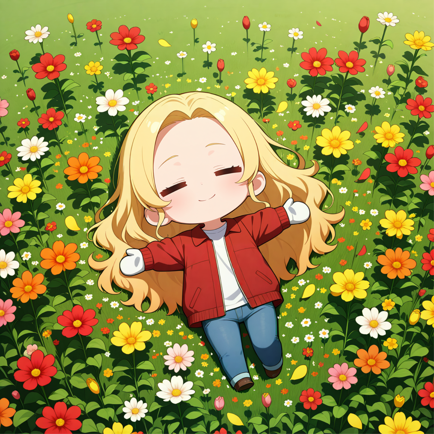 お花いっぱい | の人気AIイラスト・グラビア