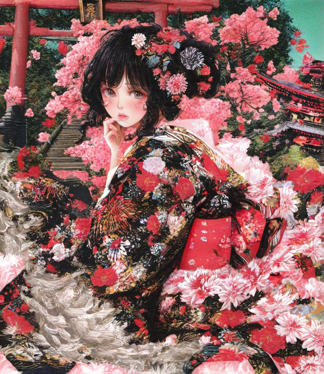 初詣 | の人気AIイラスト・グラビア