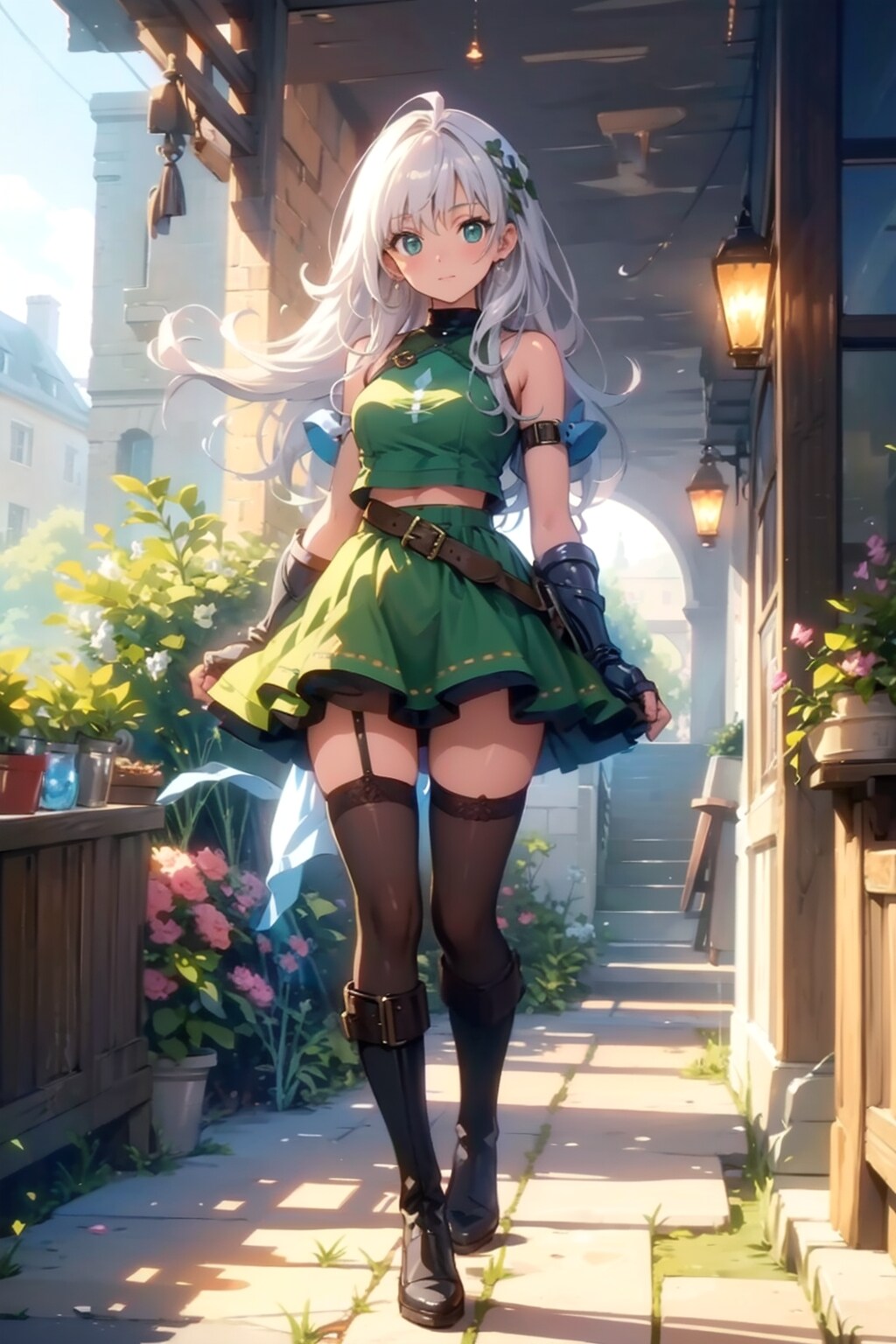 #TOPAZ-HD モデル【オリジナルキャラの美女騎士画像】Ver.