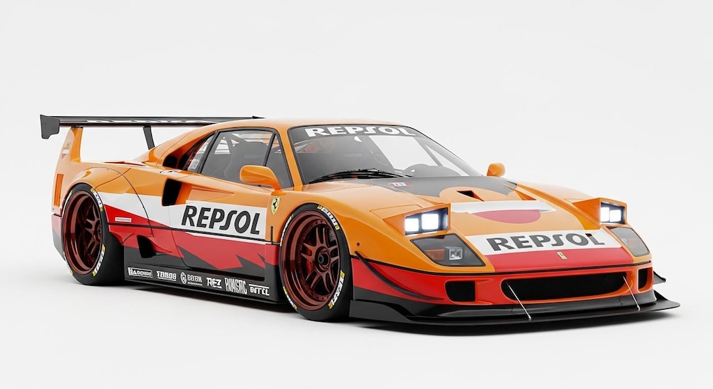 レプソルF40レーシングカー