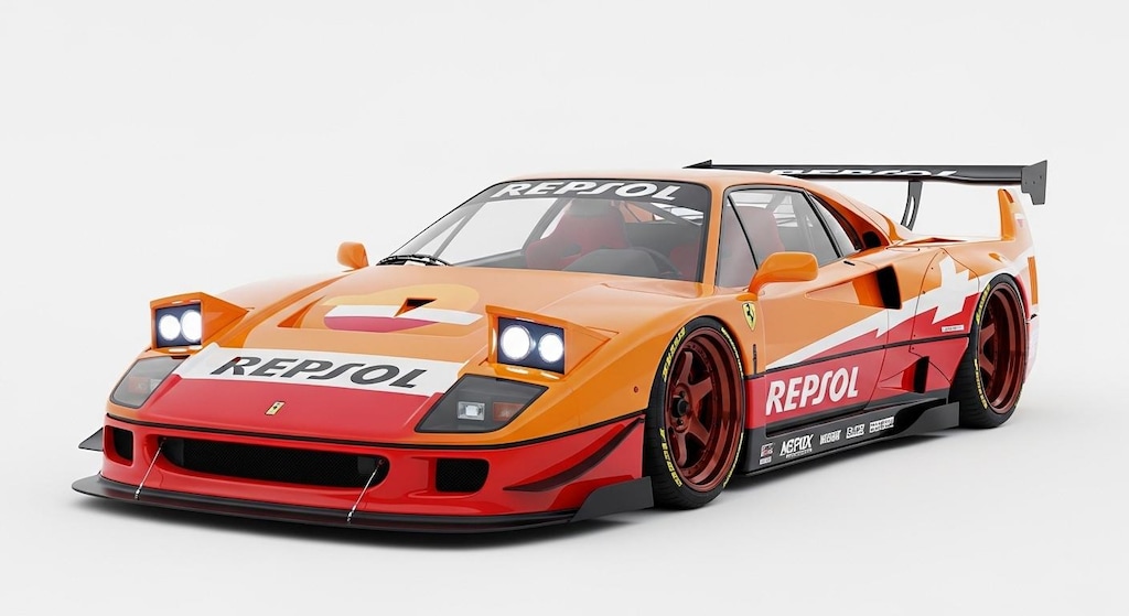 レプソルF40レーシングカー