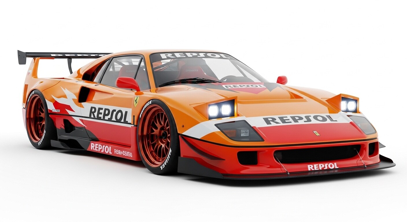 レプソルF40レーシングカー | の人気AIイラスト・グラビア