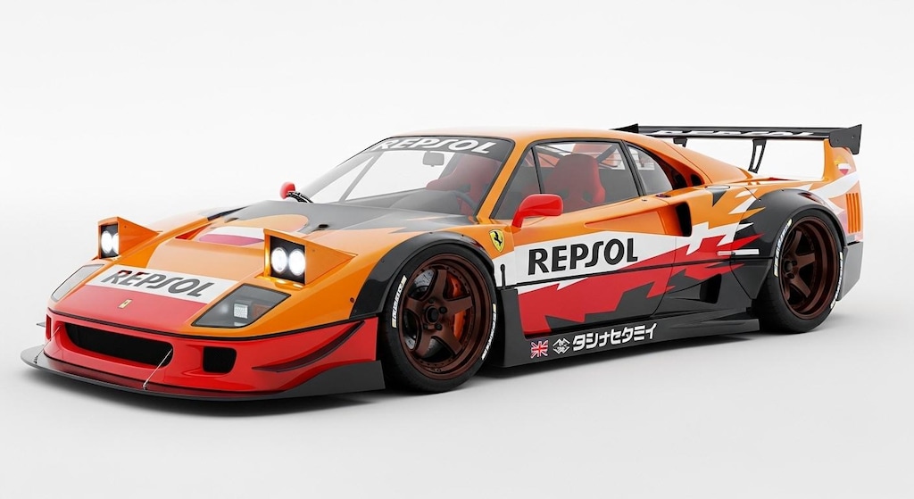 レプソルF40レーシングカー