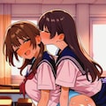 百合交尾ごっこ 2枚目