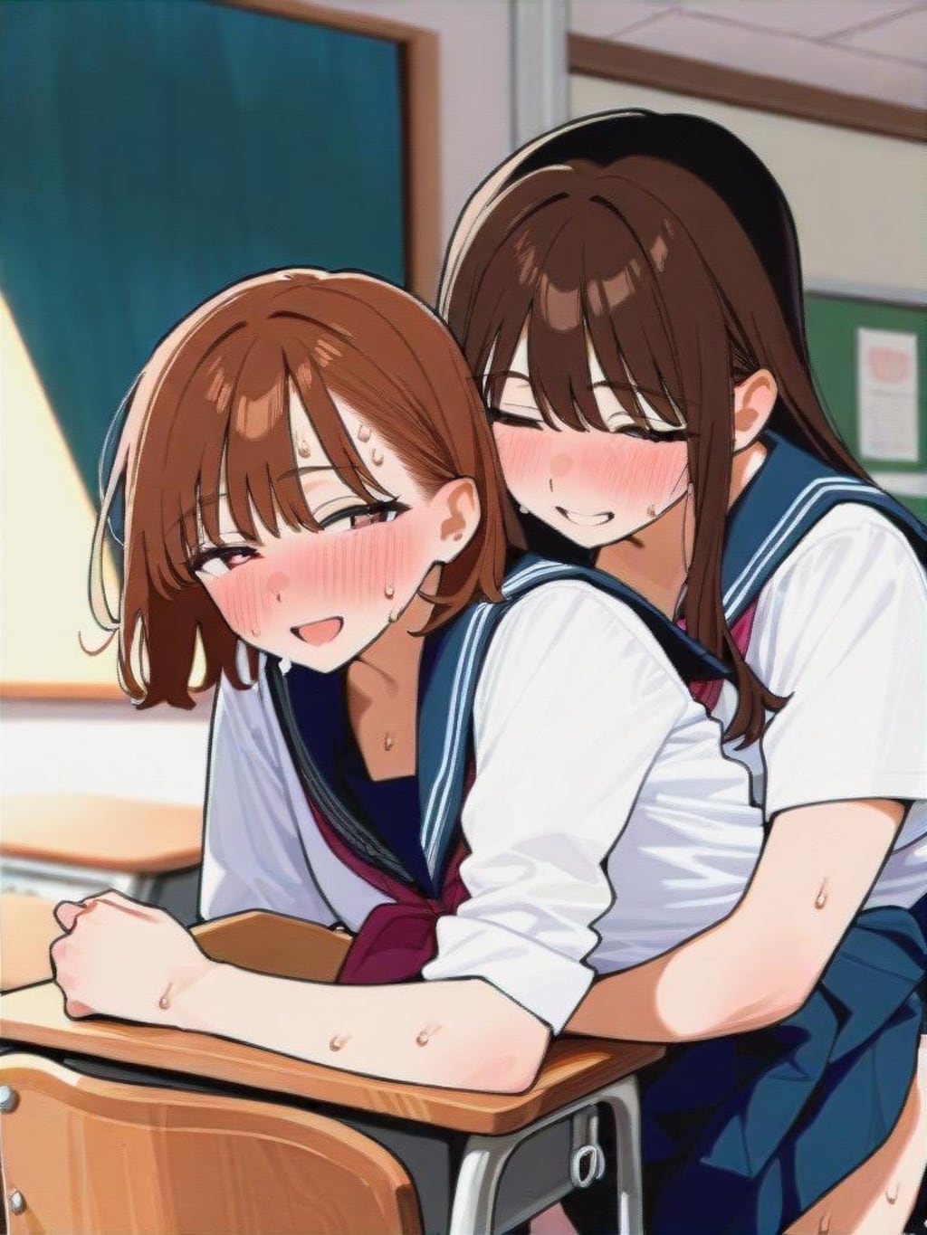 百合交尾ごっこ