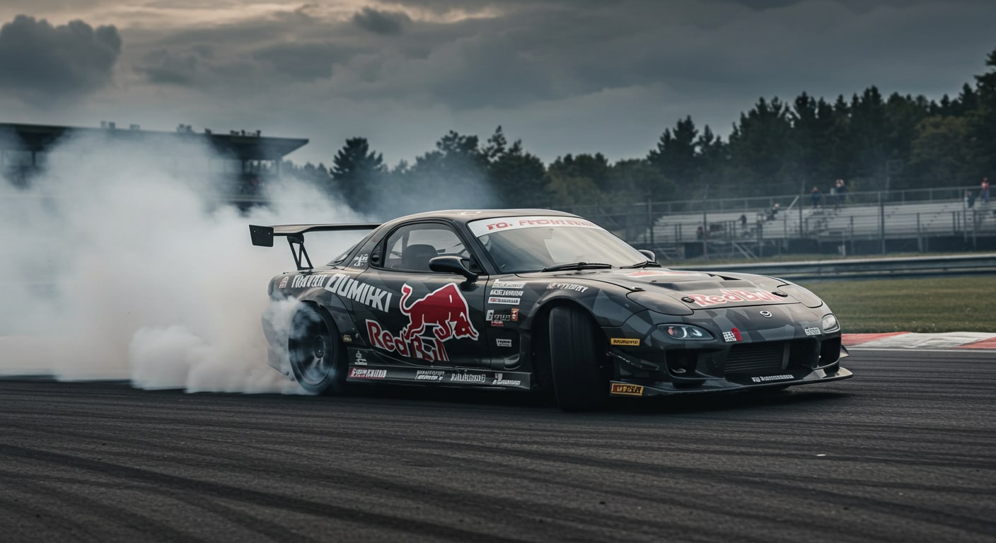 レッドブルFD3Sのドリ車 | の人気AIイラスト・グラビア