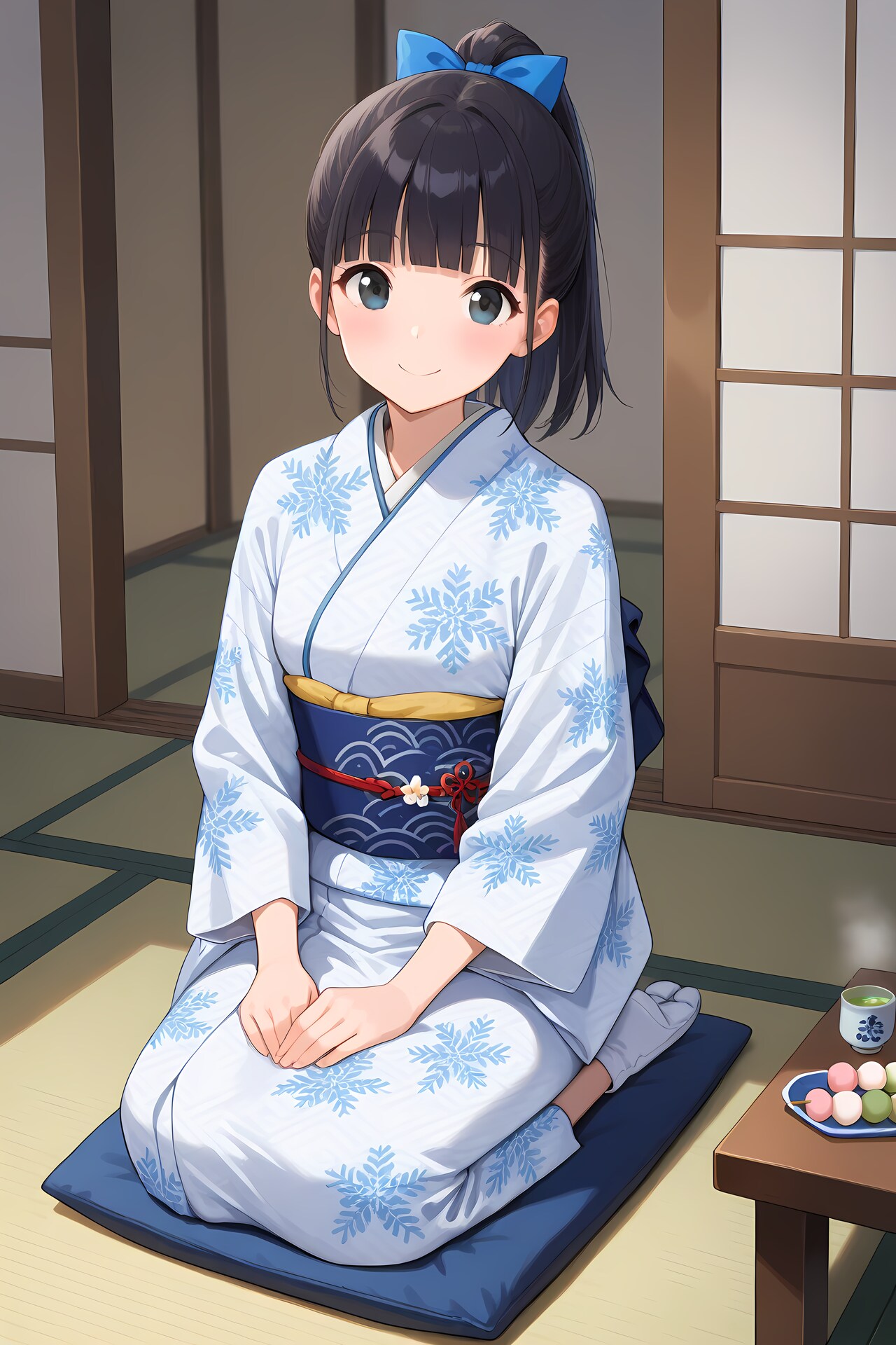 冬っぽい着物 | の人気AIイラスト・グラビア