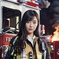 消防士の女性 3枚目