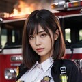 消防士の女性 5枚目