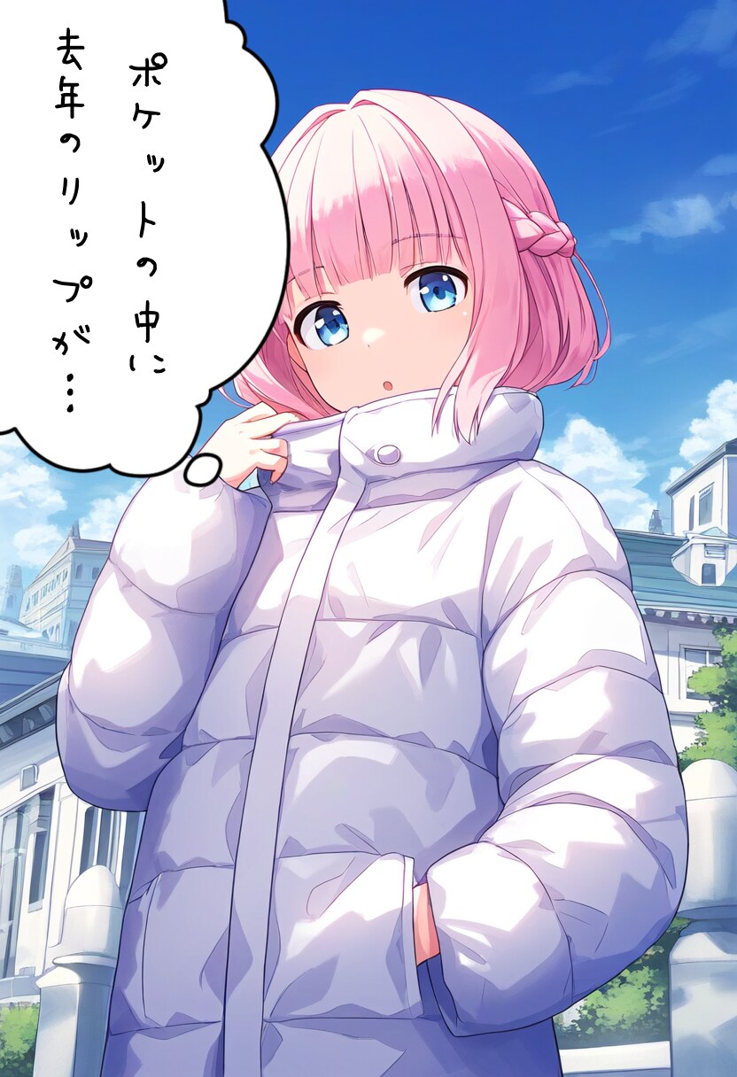 一年ぶりに着たコート