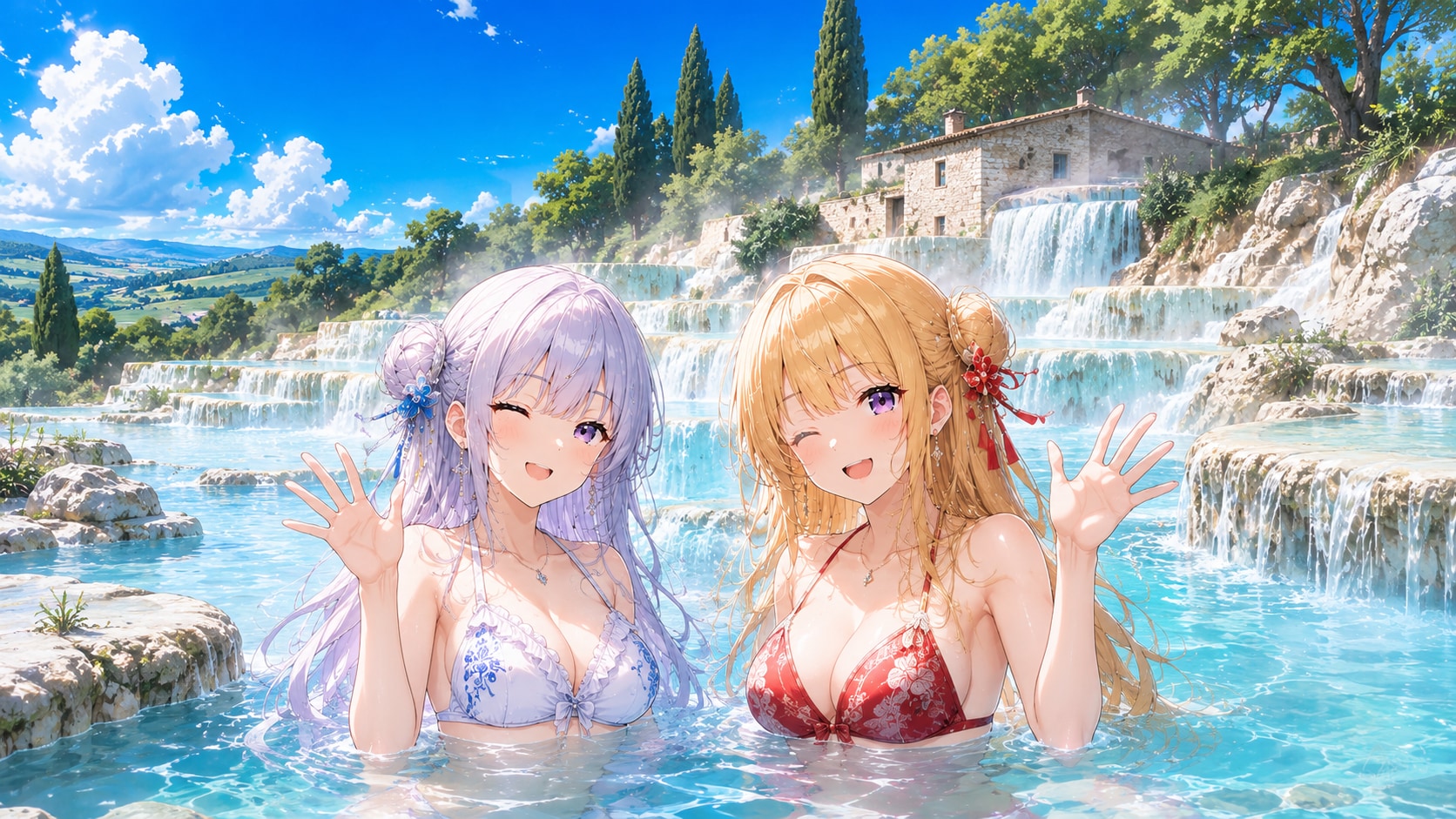 温泉リゾート | の人気AIイラスト・グラビア