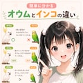 今日はオウムとインコの日らしいけど……大きいのがオウムだよね？（答えは2枚目） 2枚目