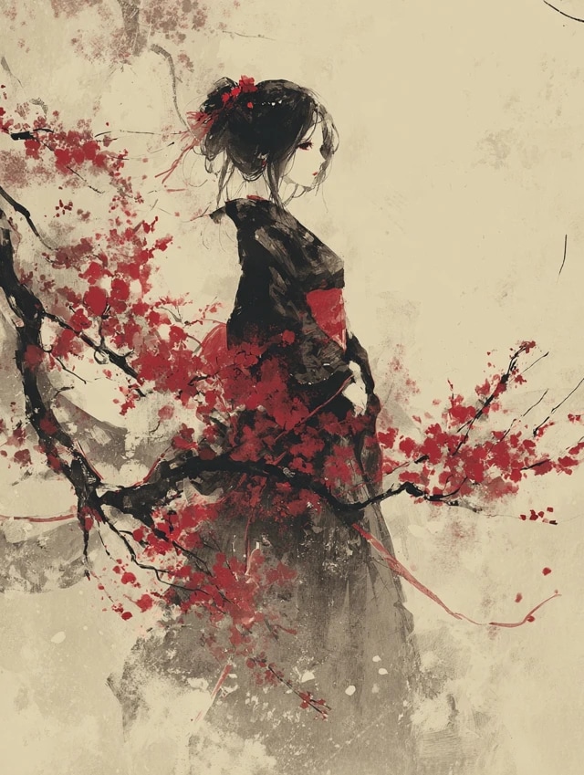 梅 | の人気AIイラスト・グラビア