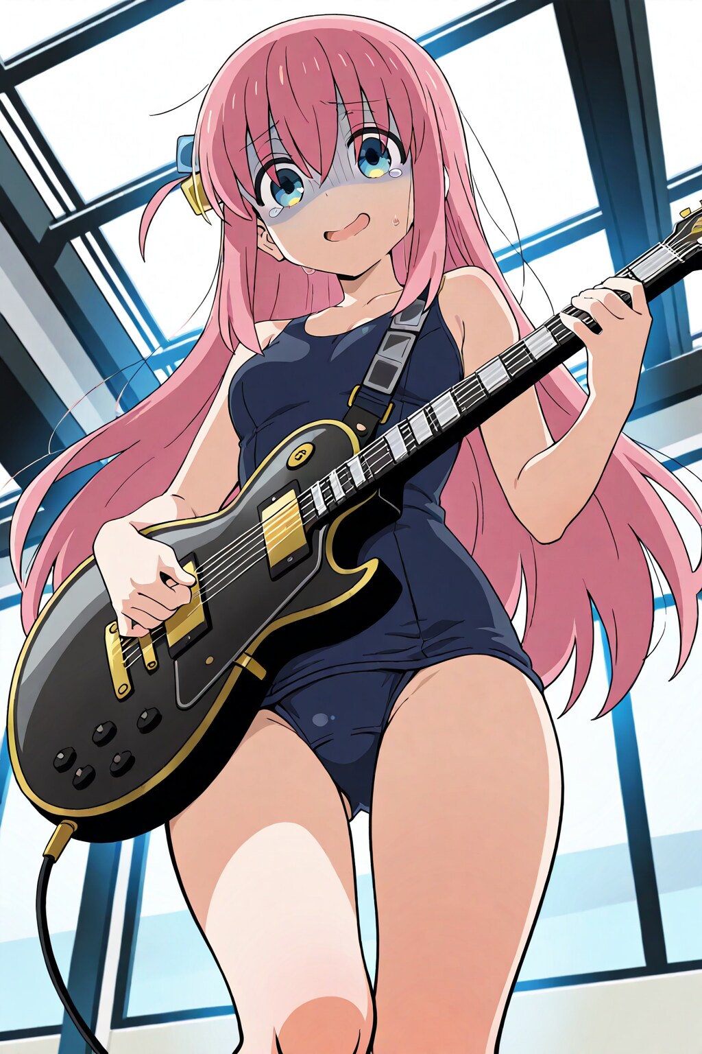 スク水でロックということで