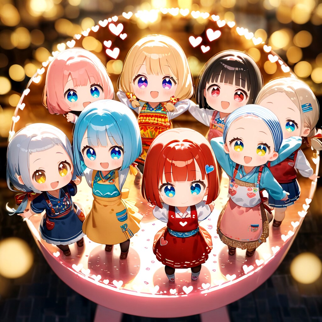 (bandana), bandanna, bandhnu, (((apron))),。 | の人気AIイラスト・グラビア