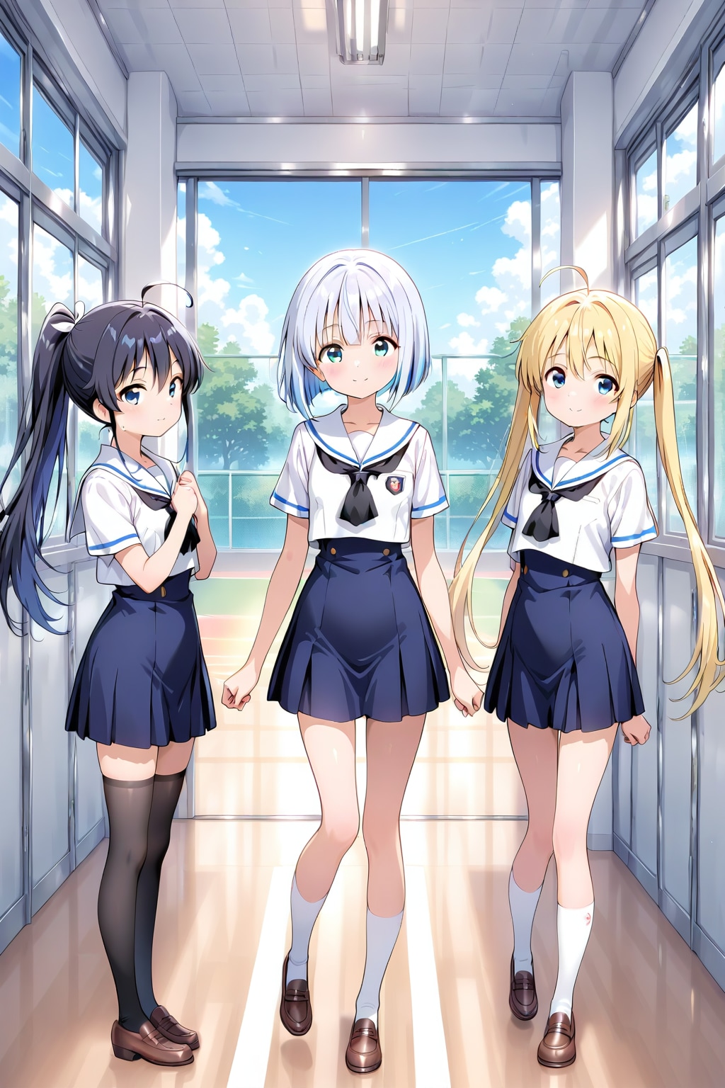 入学式幼～なじみ3人