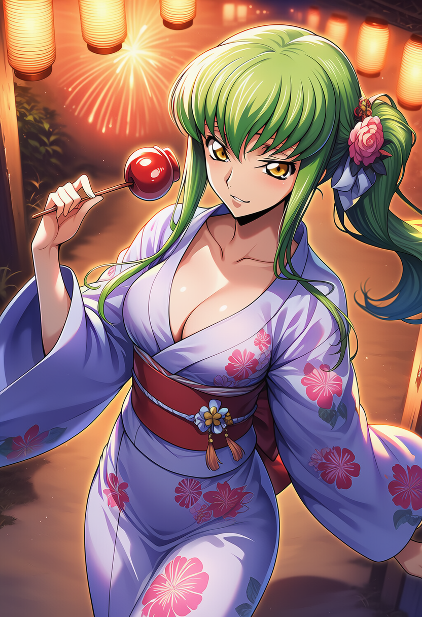 夜祭の灯