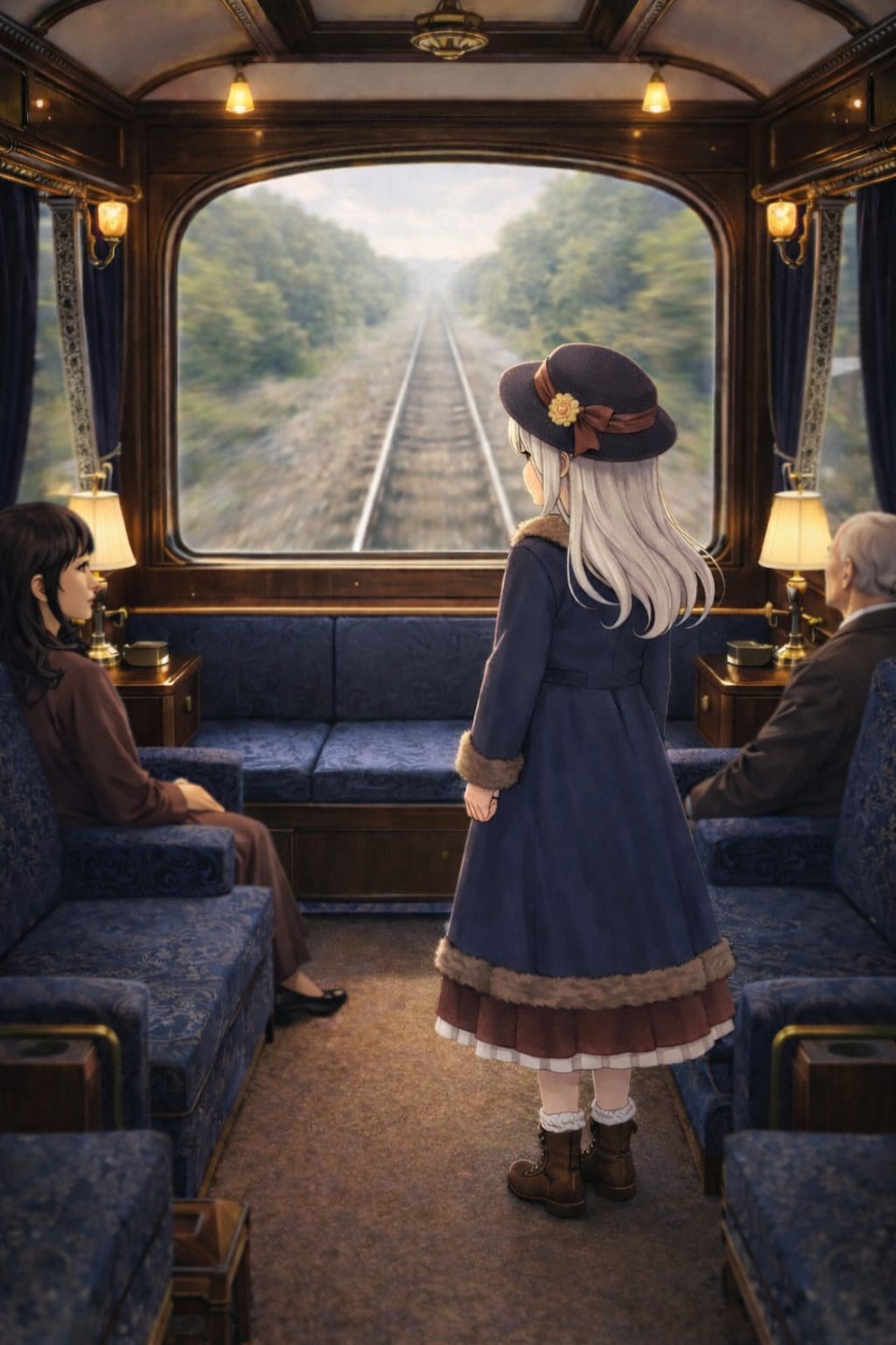 終着へ向かう静観 ― オリエント急行・最後尾展望室