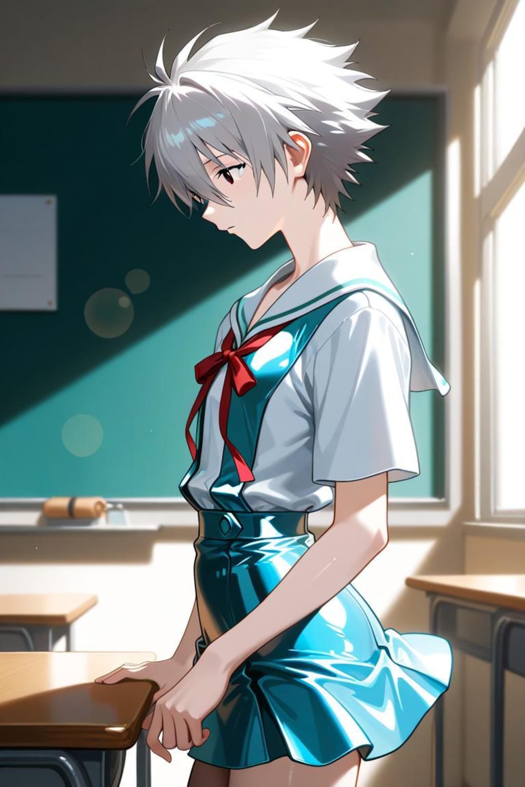 エヴァンゲリオン　渚カヲル　セーラー服