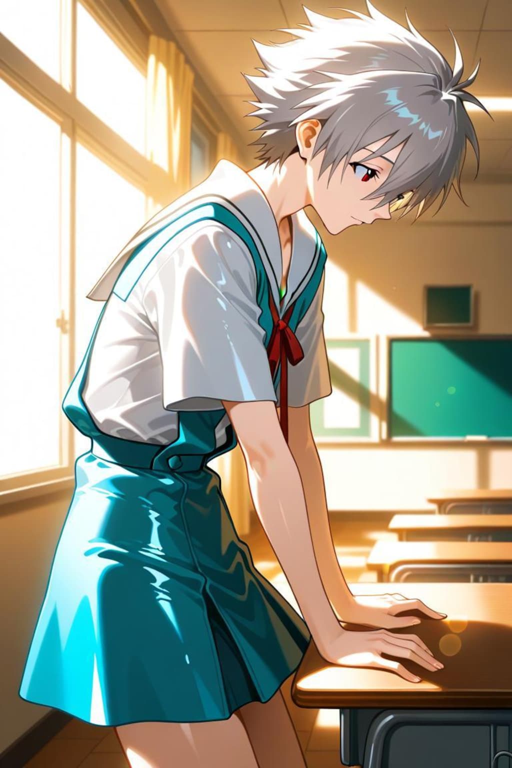 エヴァンゲリオン　渚カヲル　セーラー服