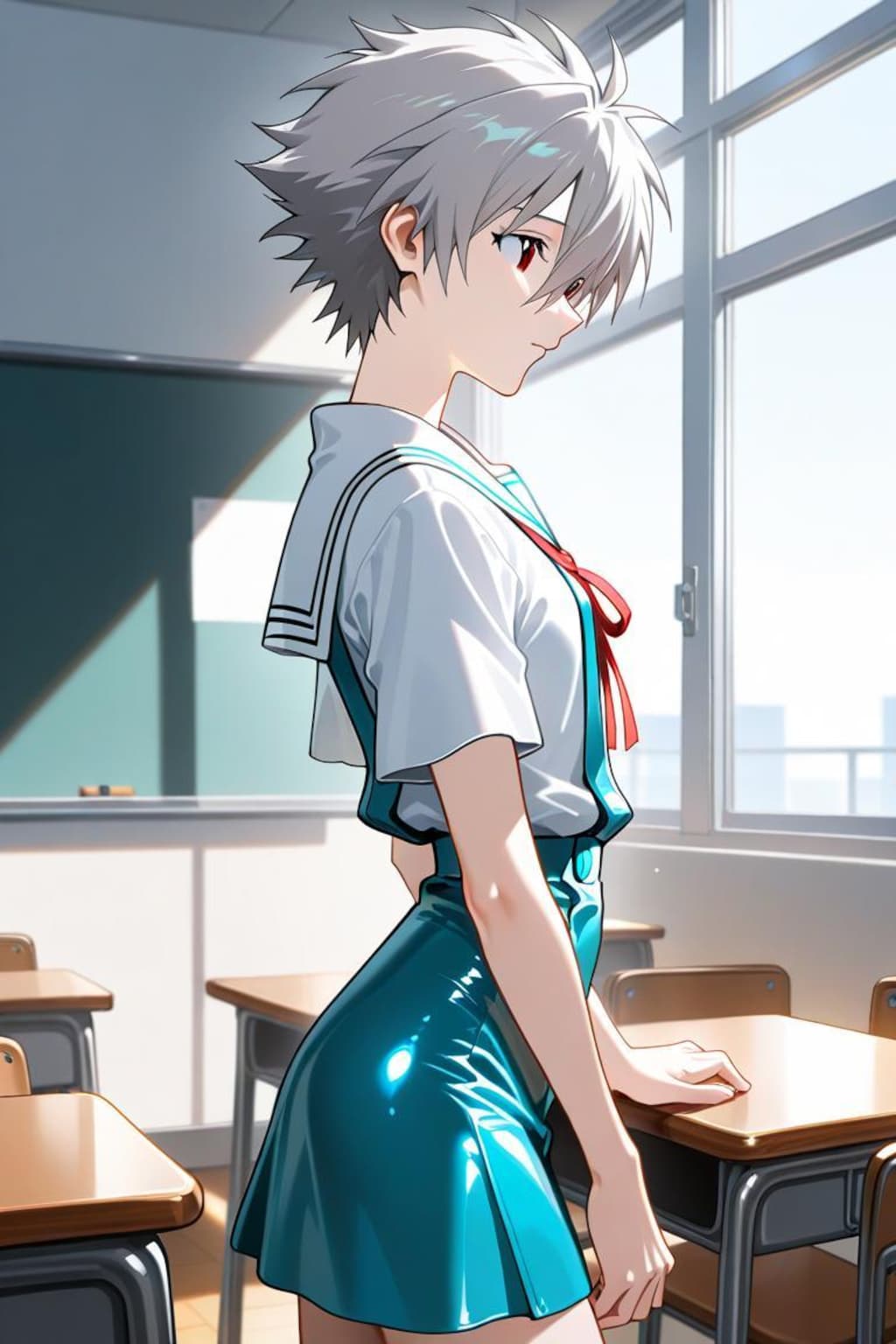 エヴァンゲリオン　渚カヲル　セーラー服