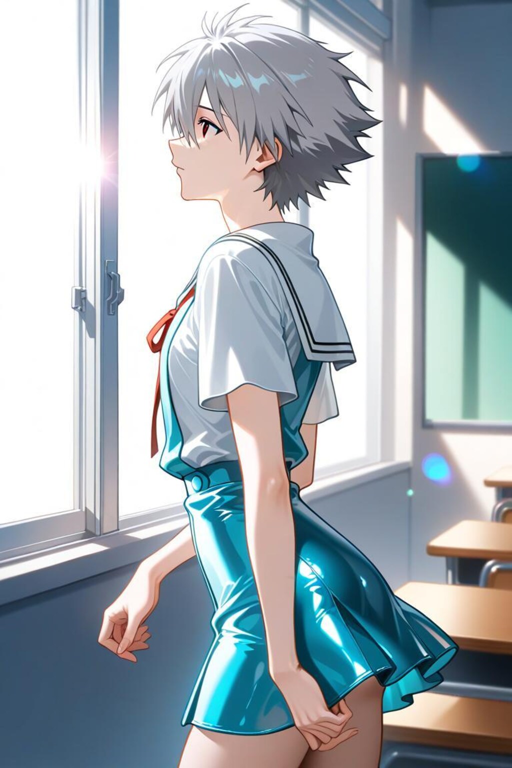 エヴァンゲリオン　渚カヲル　セーラー服