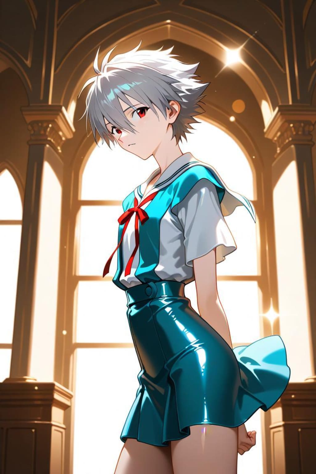 エヴァンゲリオン　渚カヲル　セーラー服