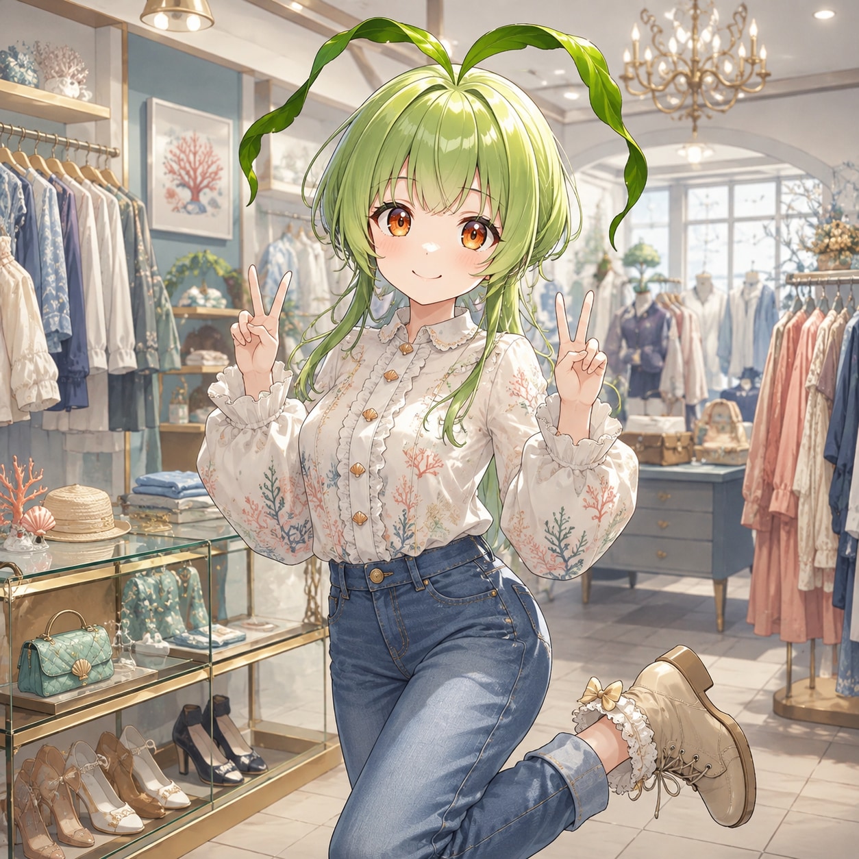 コブネちゃんの夏コーデ