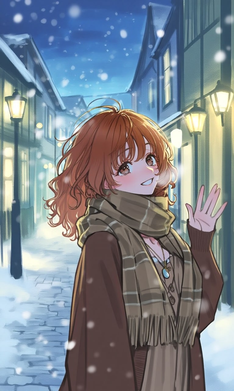 微笑み、灯火に溶けて | の人気AIイラスト・グラビア